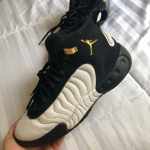 Jordan black and white jumpman pros